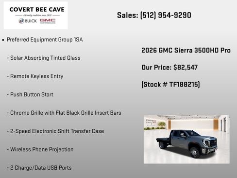 New 2026 GMC Sierra 3500 Pro w/ Convenience Package AWD/4WD image 7
