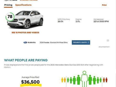Used 2025 Mercedes-Benz GLA 250 image 19