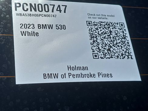 Used 2023 BMW 530i w/ M Sport Package RWD image 31