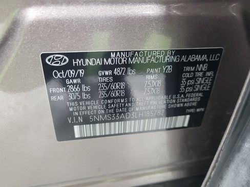 Used 2020 Hyundai Santa Fe SEL w/ Convenience Package image 33