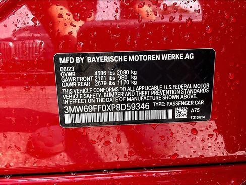 Certified 2023 BMW 330i Sedan w/ M Sport Package RWD image 34