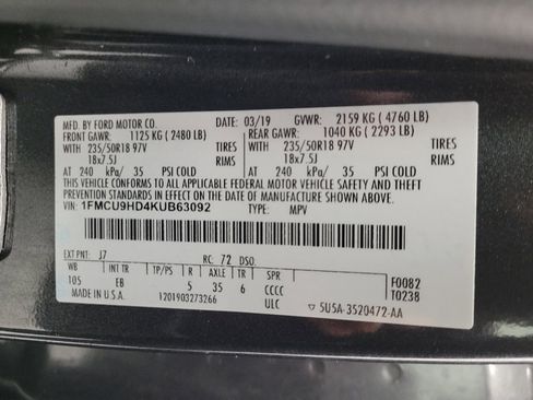 Used 2019 Ford Escape SEL image 33