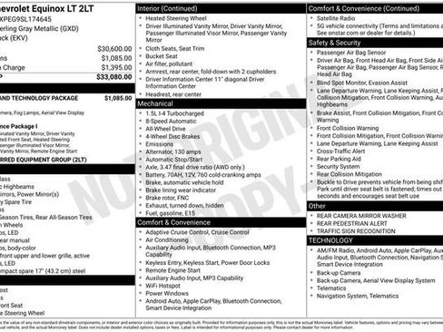 Certified 2025 Chevrolet Equinox LT w/ Safety and Technology Package image 32