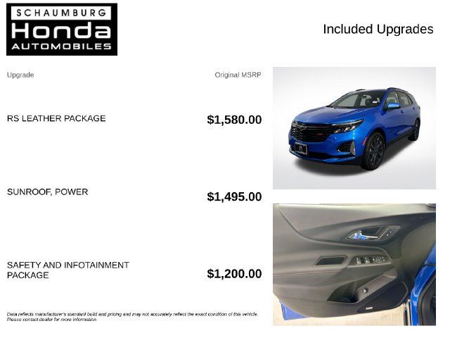 Used 2024 Chevrolet Equinox RS w/ RS Leather Package AWD/4WD image 4