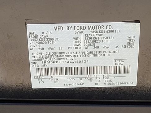 Used 2018 Ford Explorer Platinum AWD/4WD image 18
