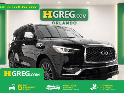 Used 2023 INFINITI QX80 Sensory w/ Cargo Package AWD/4WD image 1