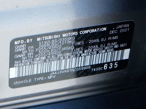 Used 2022 Mitsubishi Outlander SEL FWD image 50