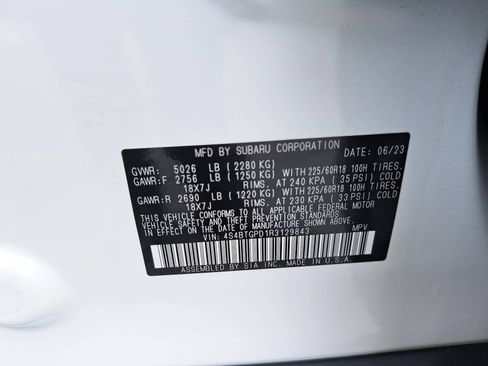 Used 2024 Subaru Outback Touring XT AWD/4WD image 39