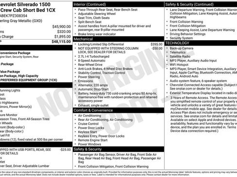Used 2023 Chevrolet Silverado 1500 Custom RWD image 32