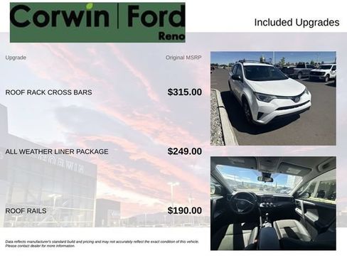 Used 2018 Toyota RAV4 LE w/ All Weather Liner Package AWD/4WD image 3
