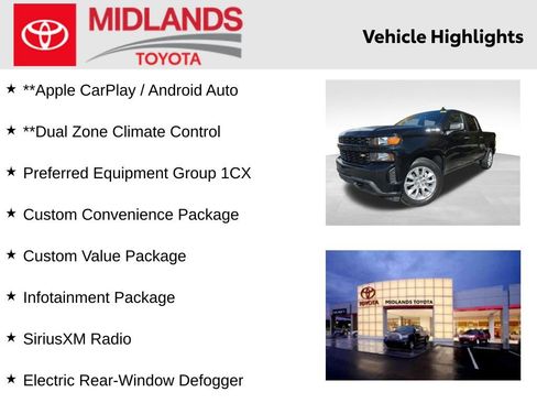 Used 2021 Chevrolet Silverado 1500 Custom image 2