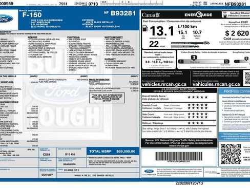 Used 2022 Ford F150 XLT w/ Equipment Group 302A High image 3