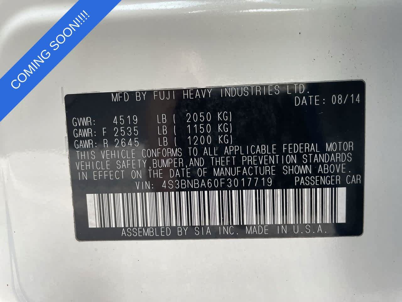Used 2015 Subaru Legacy 2.5i AWD/4WD image 28