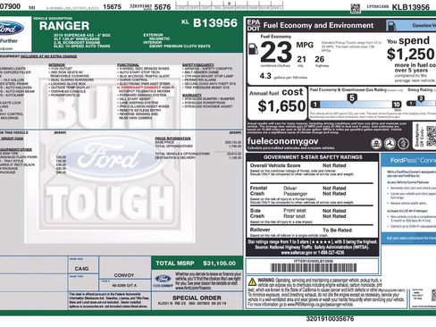 Used 2019 Ford Ranger XLT w/ Trailer Tow Package RWD image 3