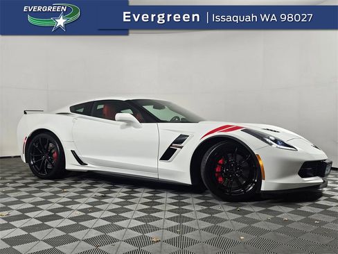 Used 2019 Chevrolet Corvette Grand Sport w/ Grand Sport Heritage Package image 1