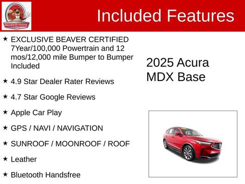 Used 2025 Acura MDX FWD w/ Technology Package image 4