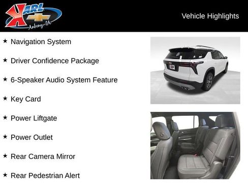 New 2026 Chevrolet Traverse LT w/ Driver Confidence Package image 3