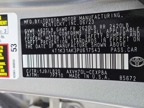 Used 2023 Toyota Camry XSE w/ Cold Weather Package FWD image 11