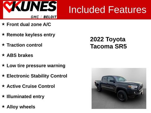 Used 2022 Toyota Tacoma SR5 image 2