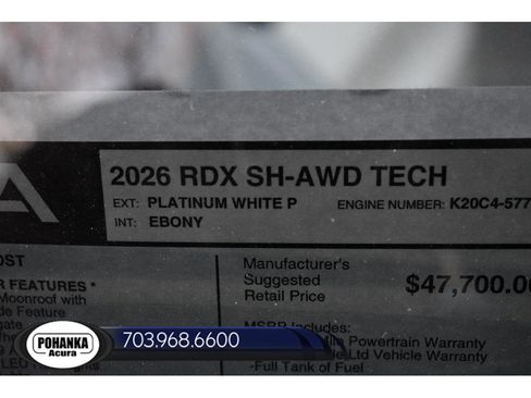 New 2026 Acura RDX Technology Package image 37