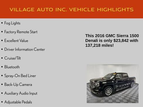 Used 2016 GMC Sierra 1500 Denali AWD/4WD image 21