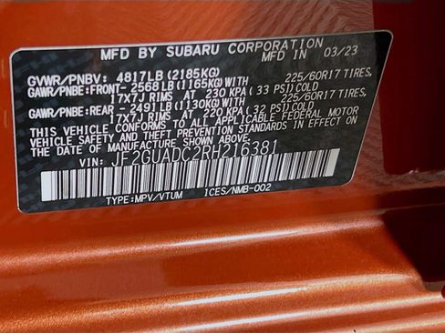 Used 2024 Subaru Crosstrek 2.0i Premium AWD/4WD image 31