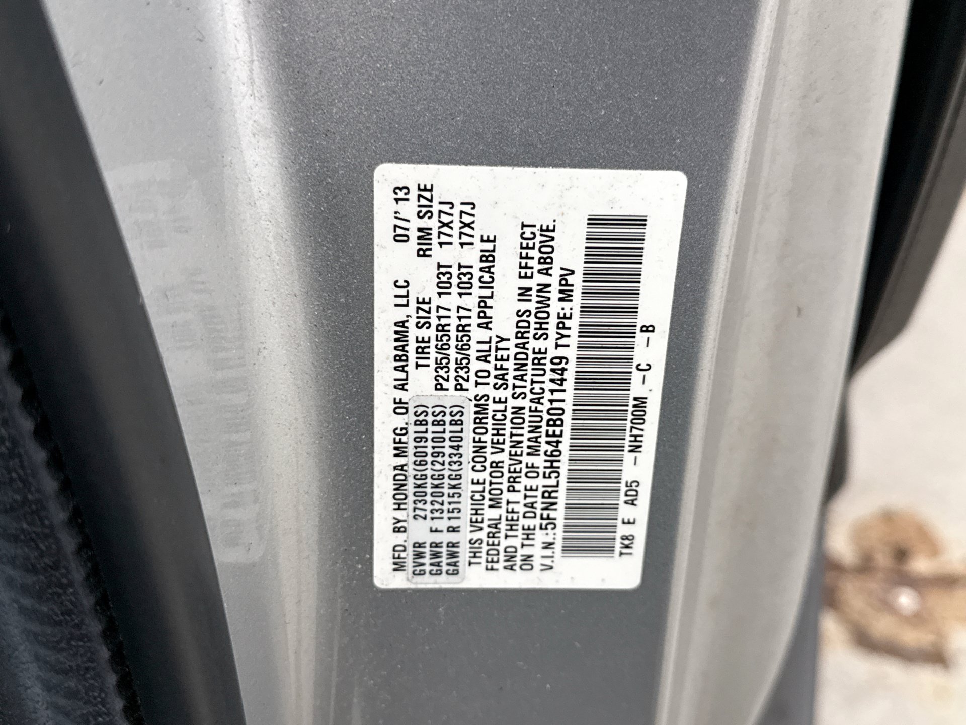 Used 2014 Honda Odyssey EX-L image 12