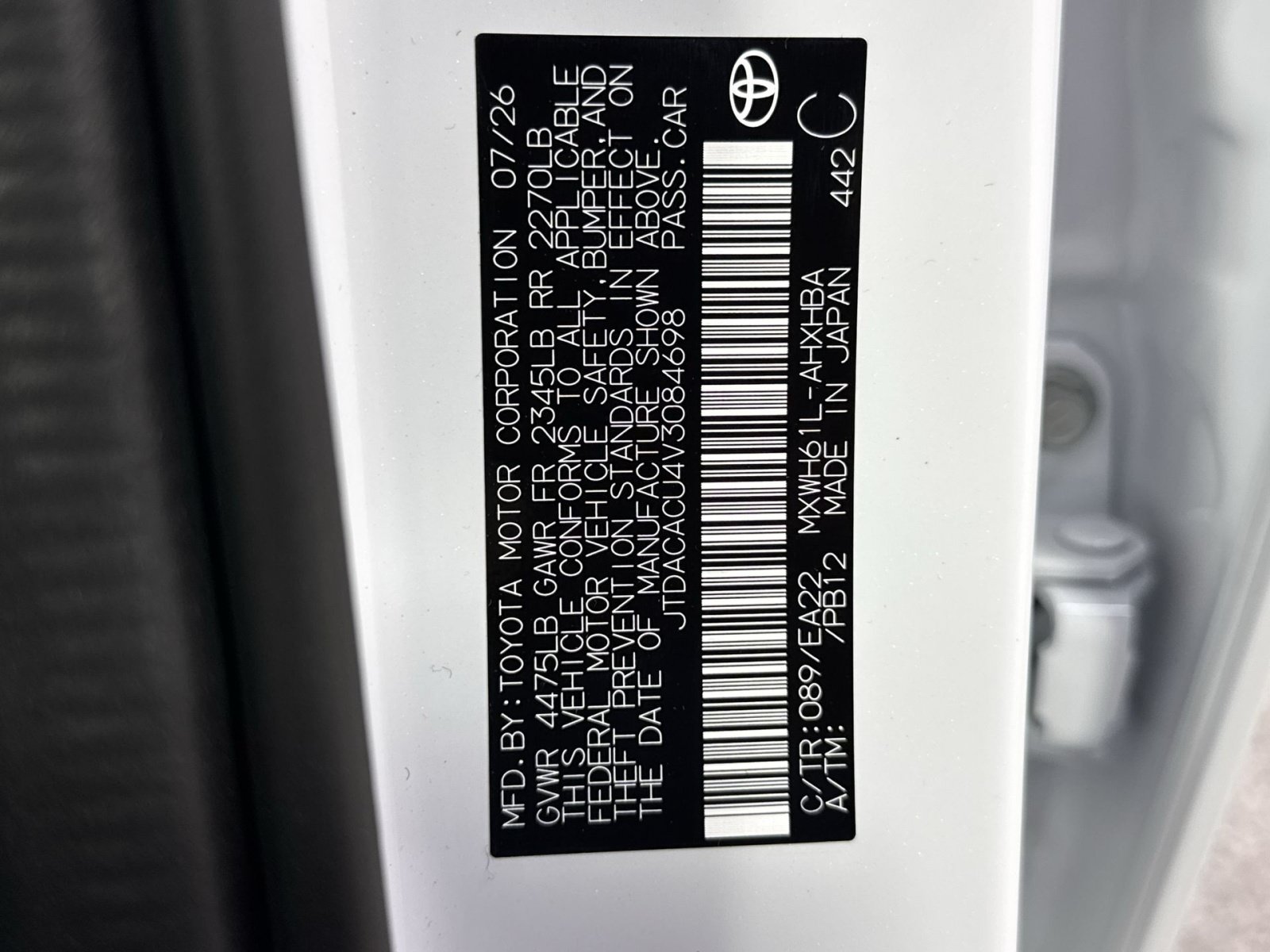 New 2027 Toyota Prius Plug-In Hybrid w/ Limited Premium Package FWD image 36