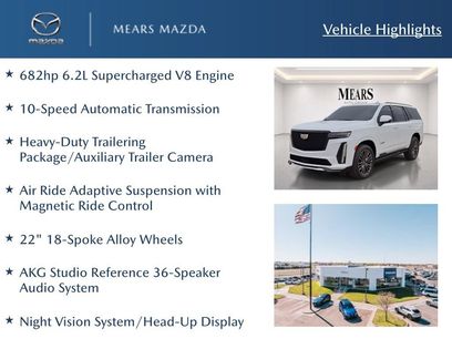 Used 2024 Cadillac Escalade V w/ Heavy-Duty Trailer Package