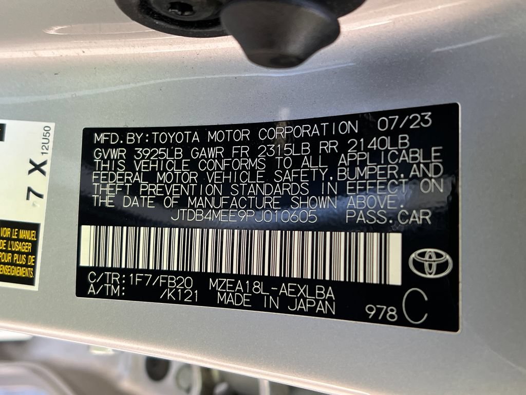 Certified 2023 Toyota Corolla LE w/ Carpet Mat Package (TMS) FWD image 36
