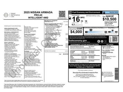 Used 2025 Nissan Armada PRO-4X w/ Pro-4X Premium Package AWD/4WD image 4