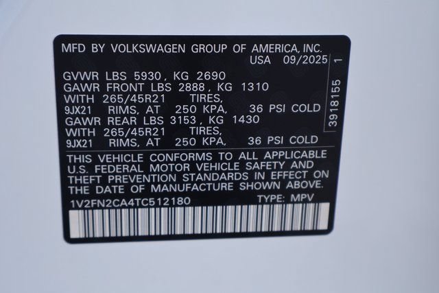 Certified 2026 Volkswagen Atlas SEL Premium R-Line AWD/4WD image 27