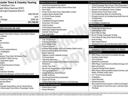 Used 2014 Chrysler Town & Country Touring FWD image 6