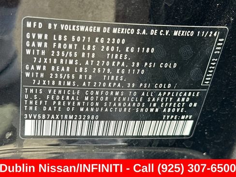 Used 2024 Volkswagen Tiguan Wolfsburg Edition AWD/4WD image 56