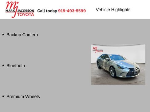 Used 2015 Toyota Camry SE FWD image 5