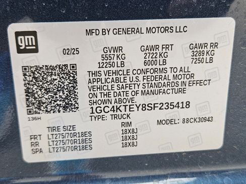 New 2025 Chevrolet Silverado 3500 LT w/ All Star Edition AWD/4WD image 17
