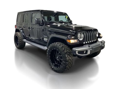 Used 2020 Jeep Wrangler Unlimited Sahara w/ Uconnect 4C Nav & Sound Group AWD/4WD image 5