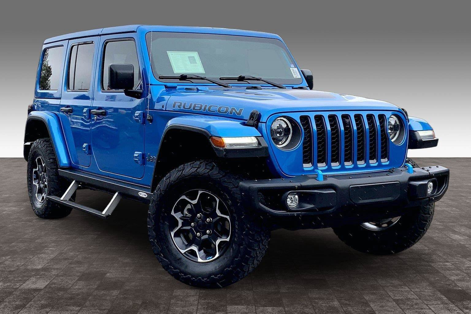 Certified 2023 Jeep Wrangler Unlimited Rubicon 4xe w/ Steel Bumper Group AWD/4WD image 3