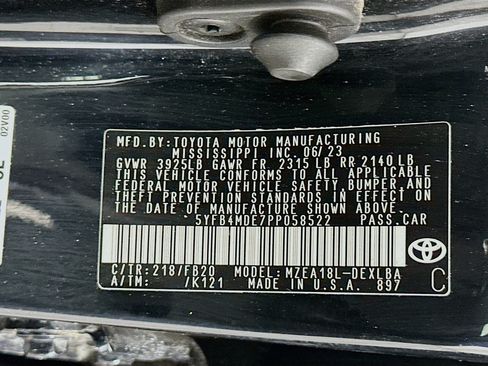 Used 2023 Toyota Corolla LE FWD image 12