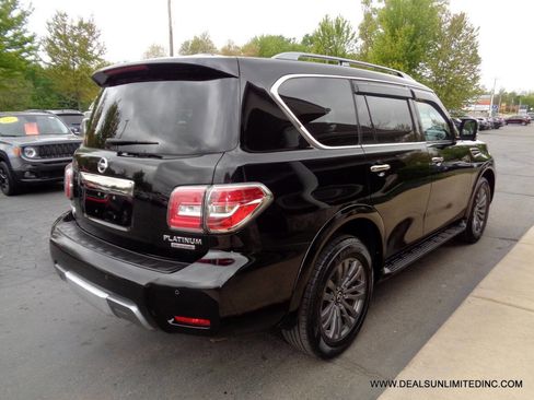Used 2019 Nissan Armada Platinum w/ Captain's Chairs Package AWD/4WD image 3