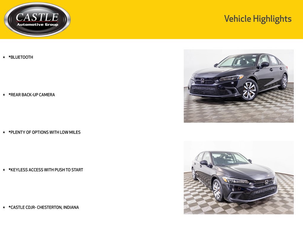 Used 2022 Honda Civic LX image 3