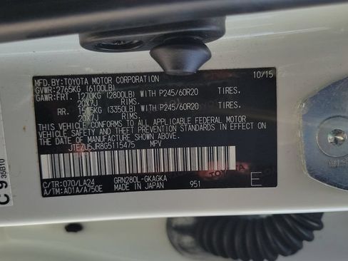 Used 2016 Toyota 4Runner Limited RWD image 24