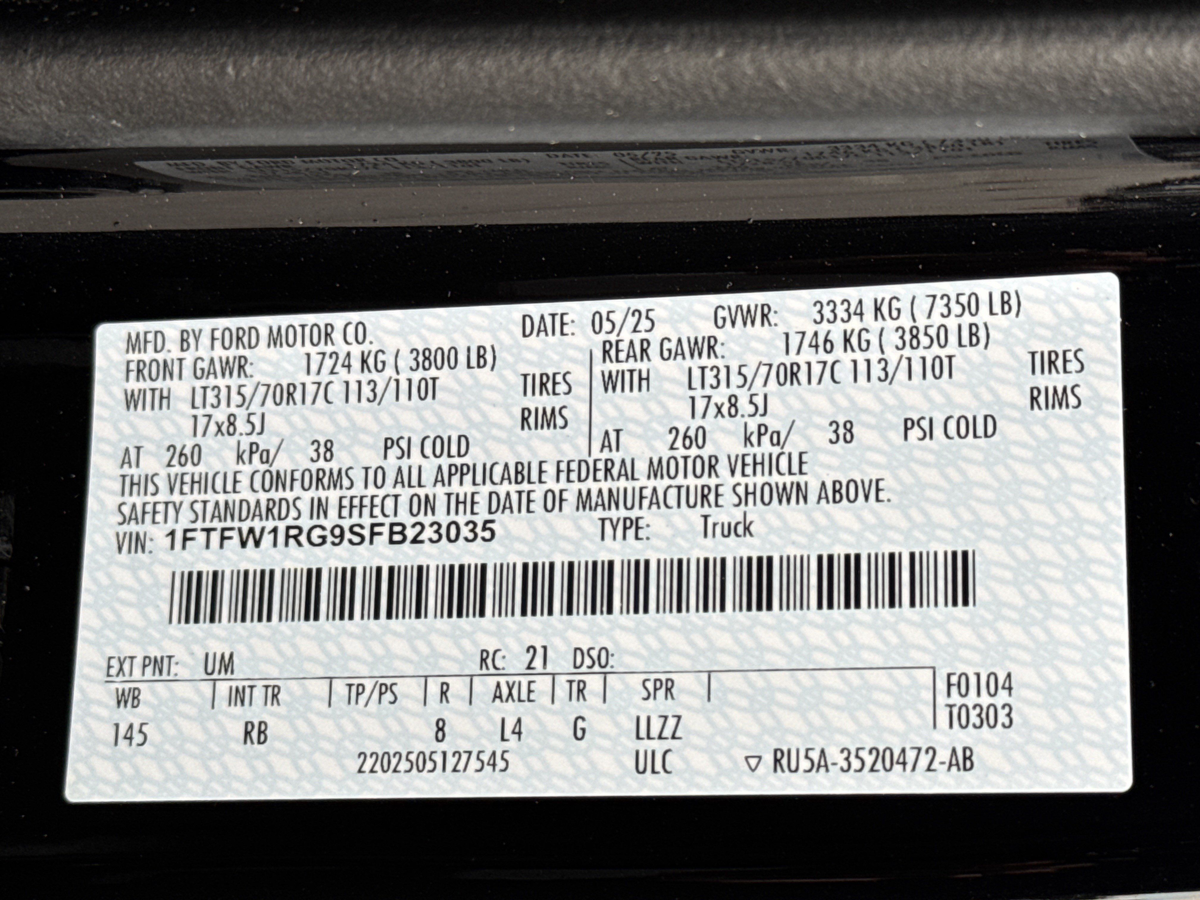 Used 2025 Ford F150 Raptor AWD/4WD image 39