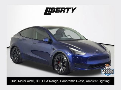 Used 2021 Tesla Model Y Performance AWD/4WD image 1