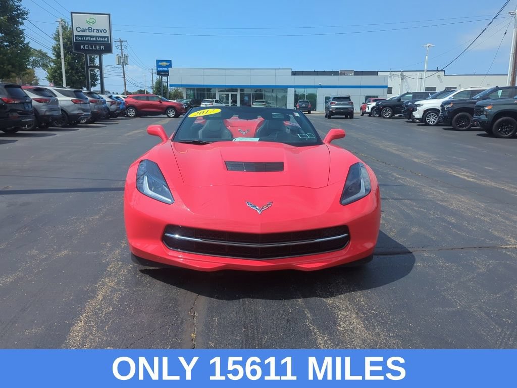 Certified 2017 Chevrolet Corvette Stingray Convertible w/ 1LT RWD image 3