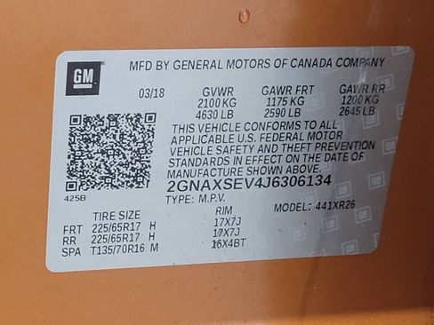 Used 2018 Chevrolet Equinox LT AWD/4WD image 33