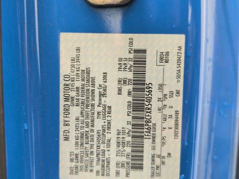 Certified 2024 Ford Mustang GT Premium w/ GT Performance Package RWD image 39