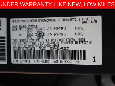 Used 2026 Toyota Tacoma SR5 RWD image 27