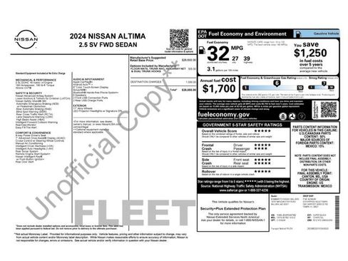 Used 2024 Nissan Altima 2.5 SV FWD image 47