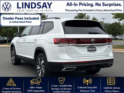 Used 2024 Volkswagen Atlas SE w/ Panoramic Sunroof Package AWD/4WD image 5